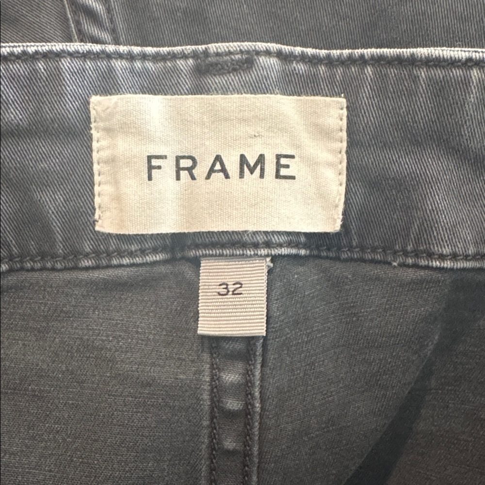 FRAME Charcoal Oversized Utility Pant Size 32 - Picture 9 of 9